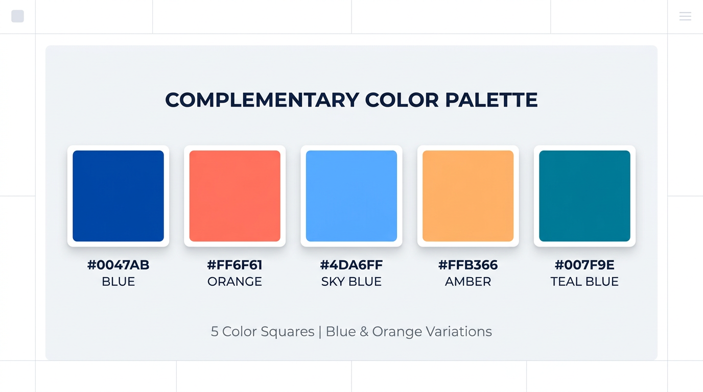 Green and red complementary color pair